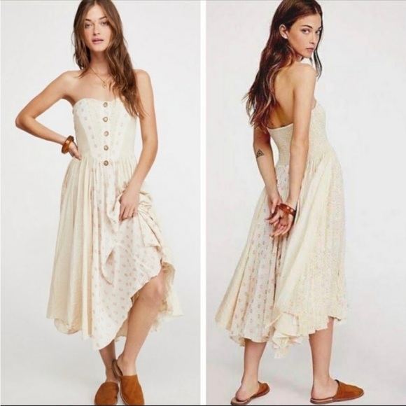 Free People Amanda Strapless Dress - Picture 1 of 5